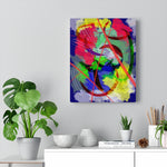 Eclipse I Abstract Art Canvas Print