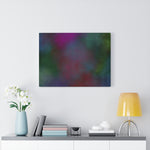 Peacock I Abstract Art Canvas Print