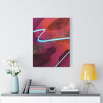 Waves I Abstract Art Canvas Print