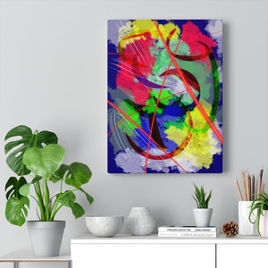 Eclipse I Abstract Art Canvas Print