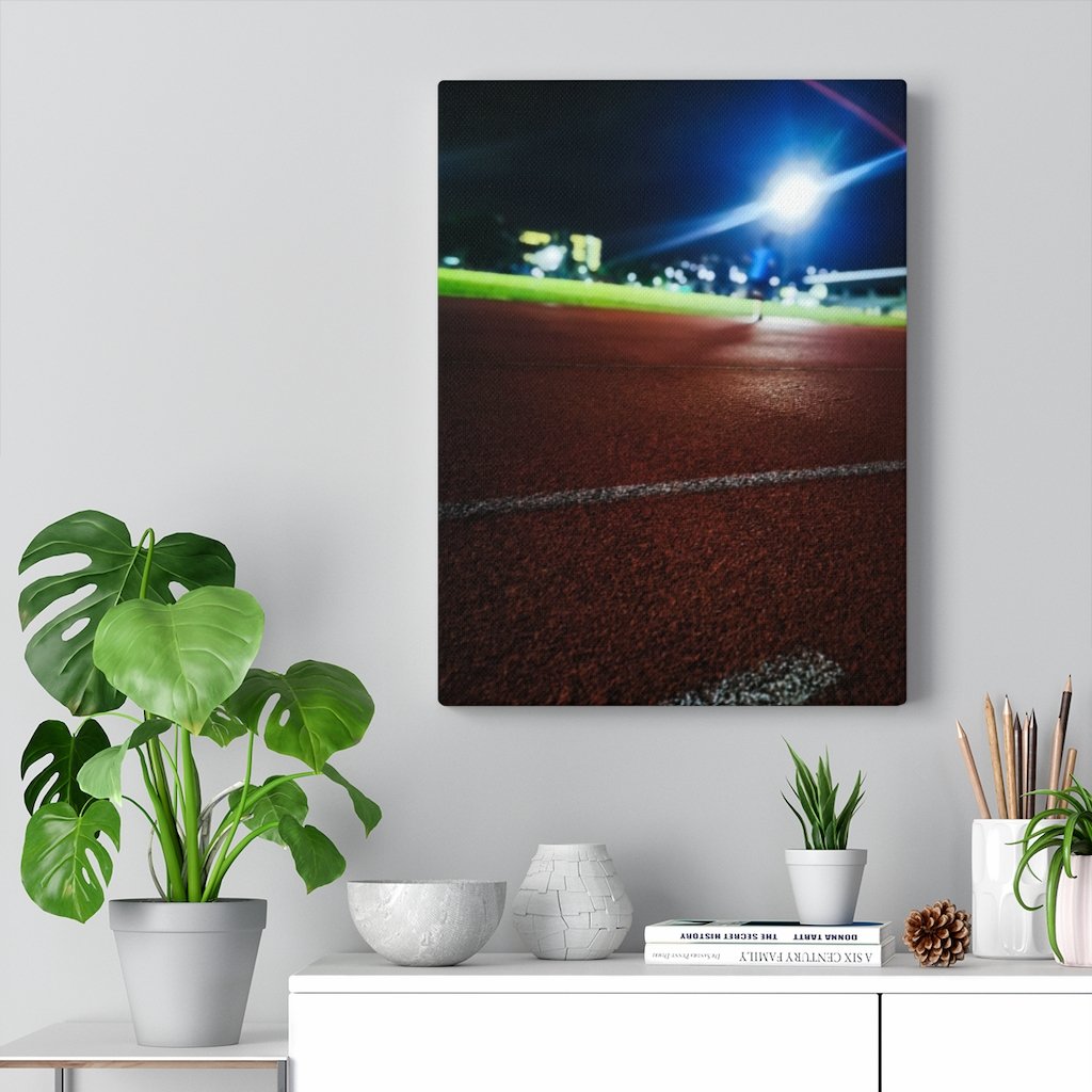 Stadium Tracks I Photography Canvas Print - Coco Canvas™