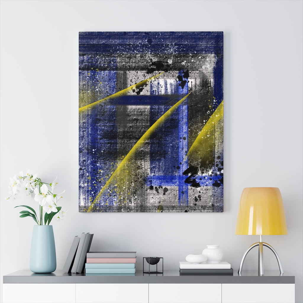 Mars I Abstract Art Canvas Print