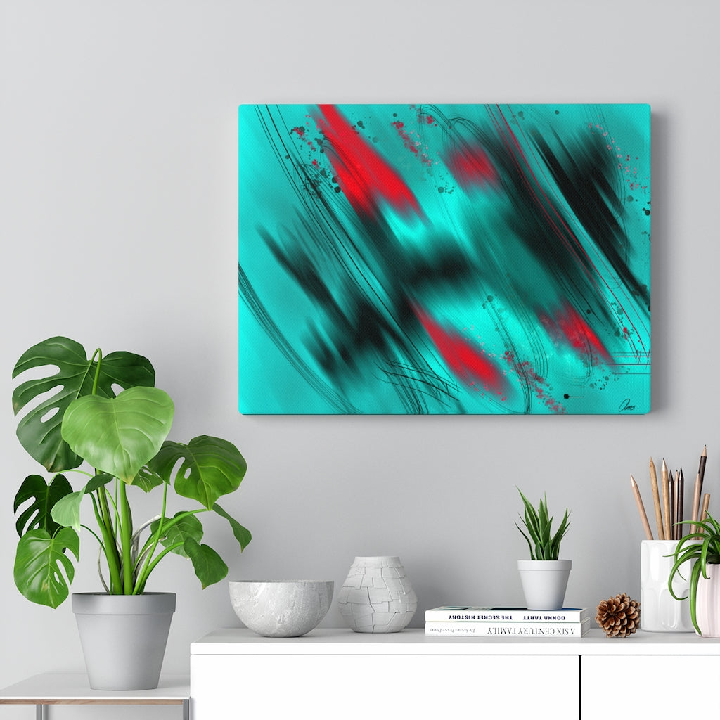 Vortex I Abstract Art Canvas Print