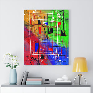 Signature I Abstract Art Canvas Print