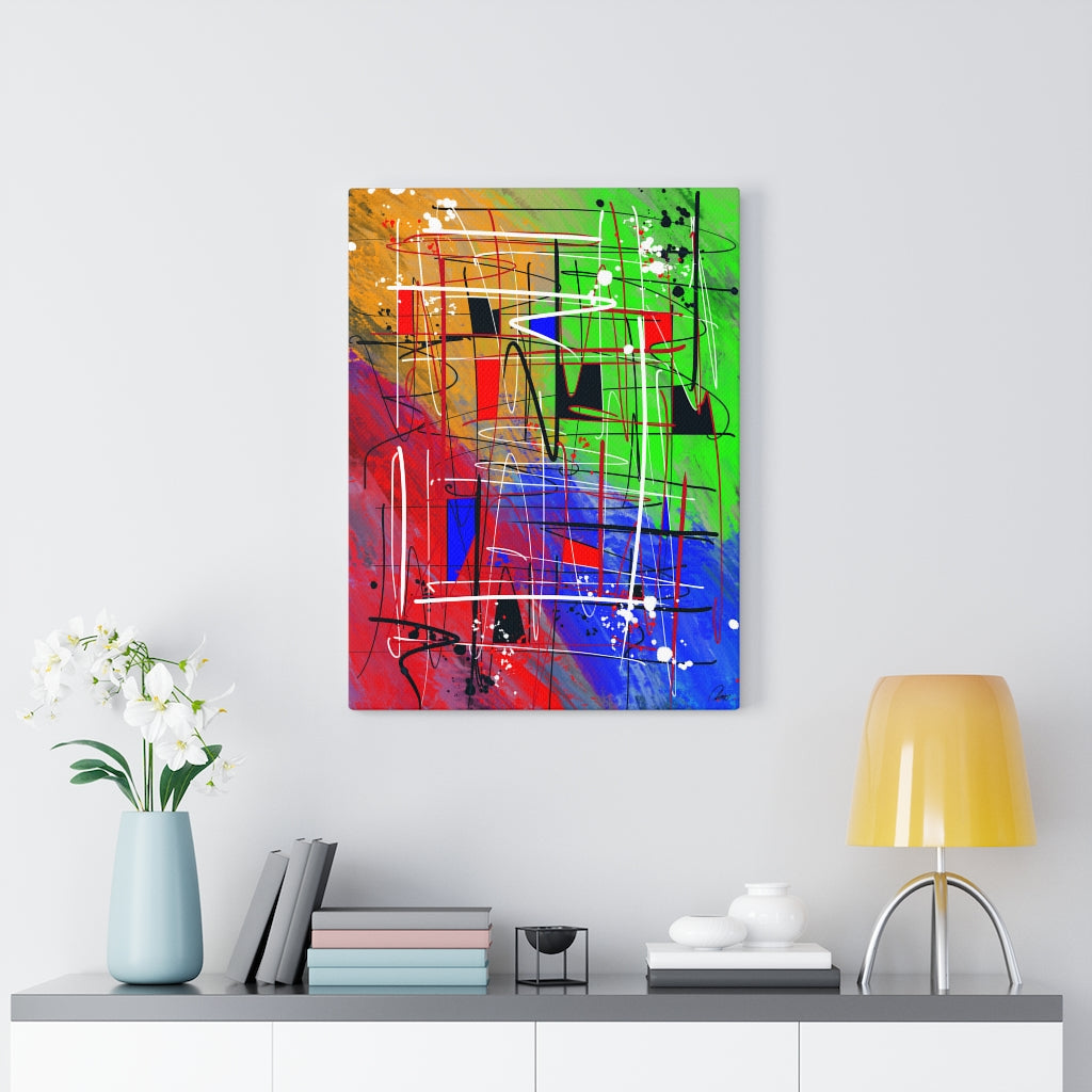 Signature I Abstract Art Canvas Print