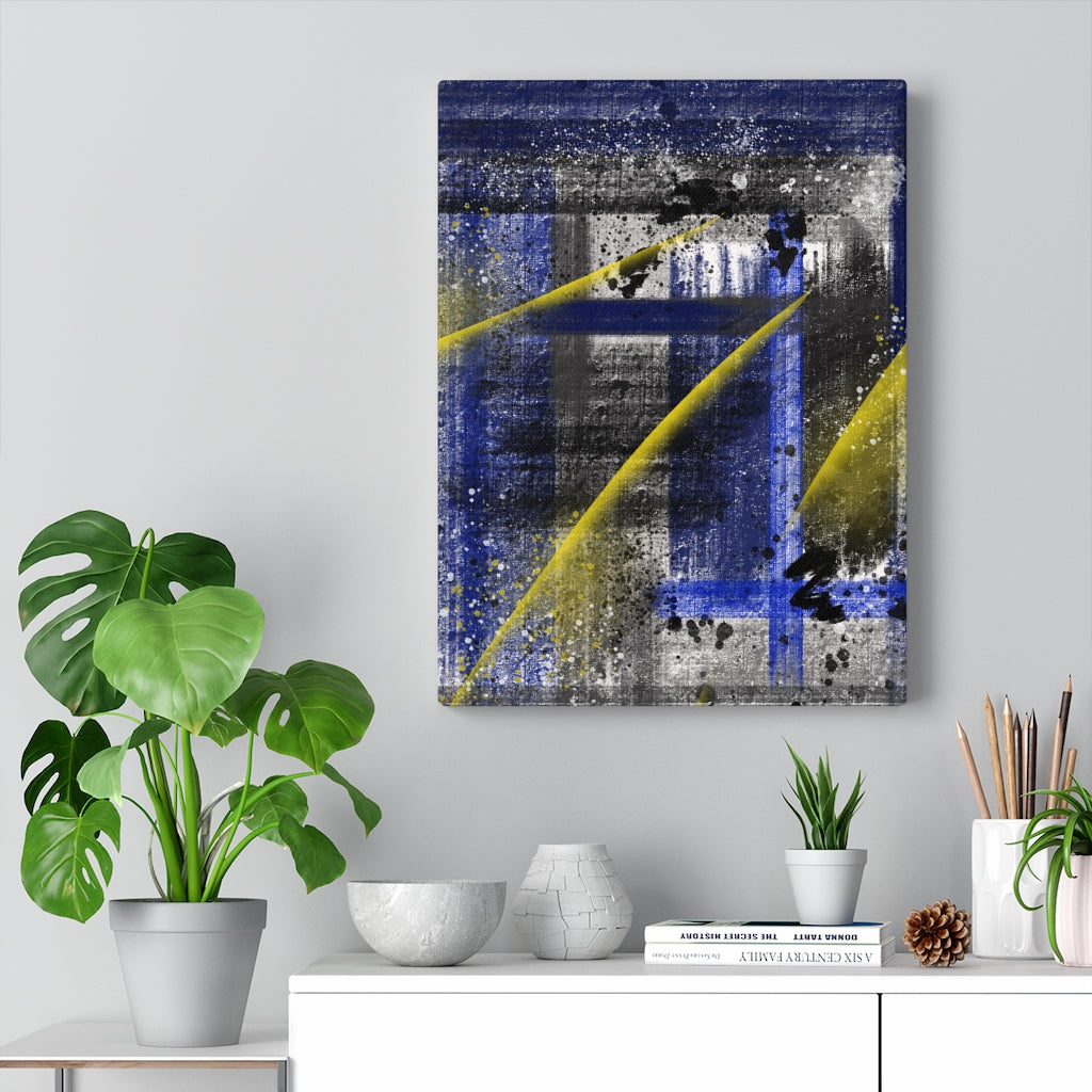 Mars I Abstract Art Canvas Print