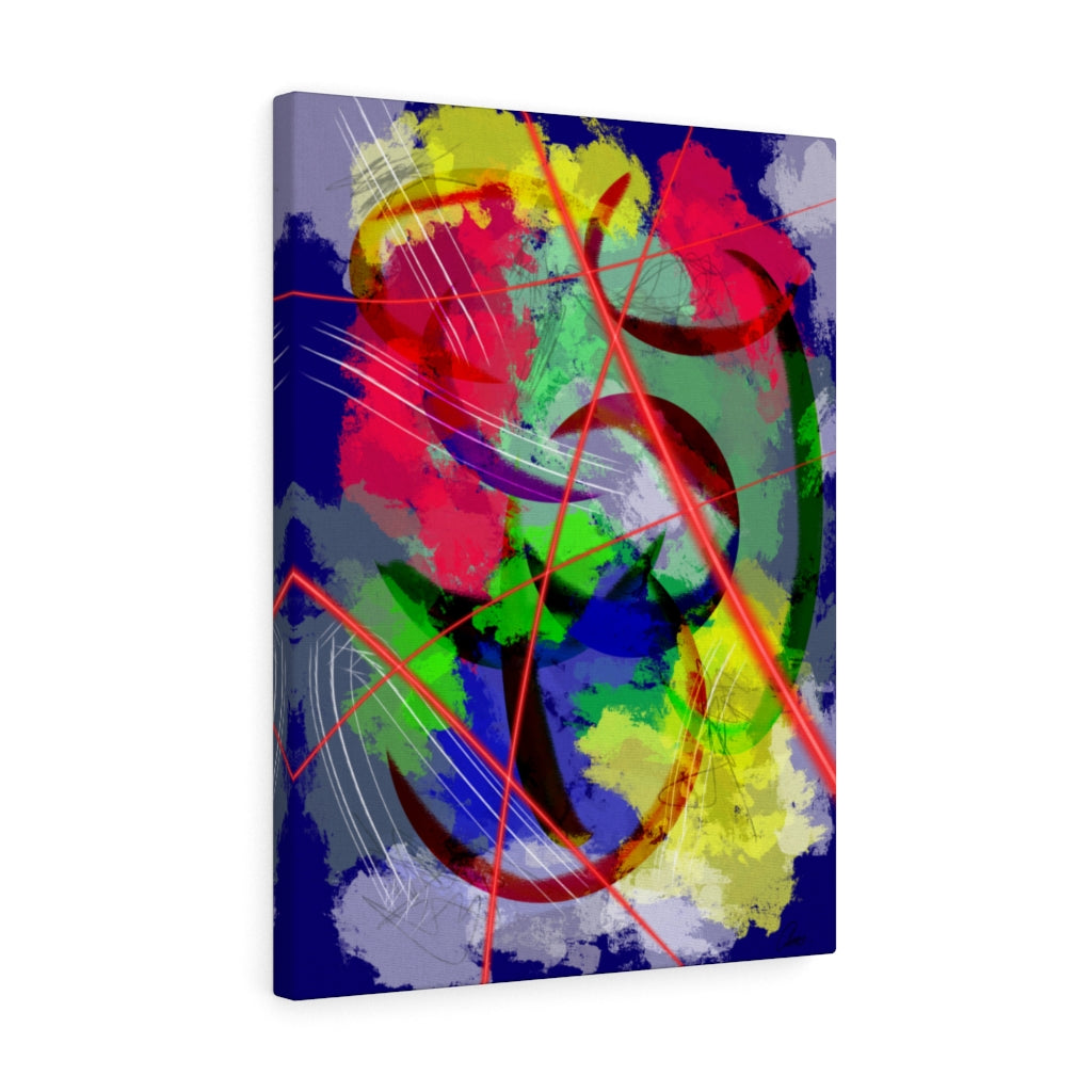 Eclipse I Abstract Art Canvas Print