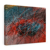 Splatter Bloc I Abstract Art Canvas Print