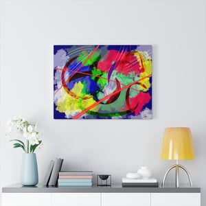 Eclipse I Abstract Art Canvas Print