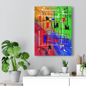 Signature I Abstract Art Canvas Print