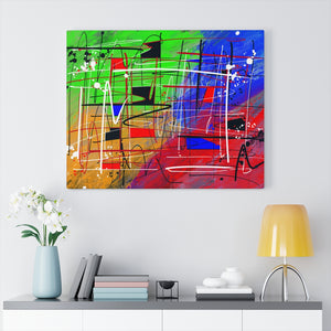 Signature I Abstract Art Canvas Print