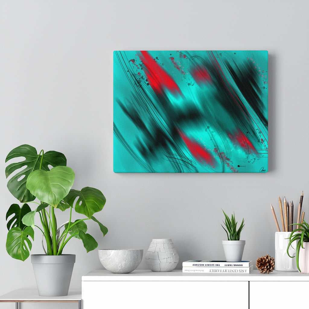 Vortex I Abstract Art Canvas Print