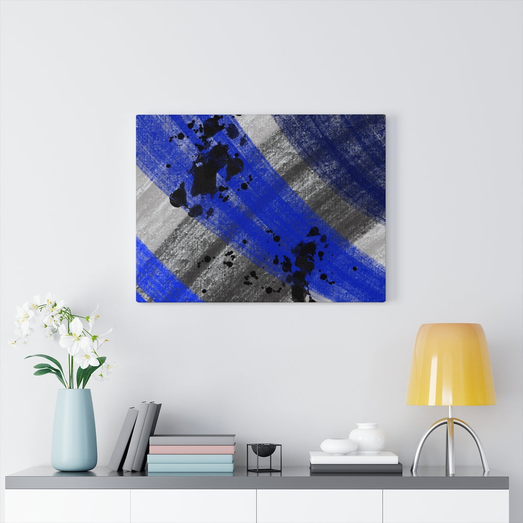 Scarf Ink I Abstract Art Canvas Print