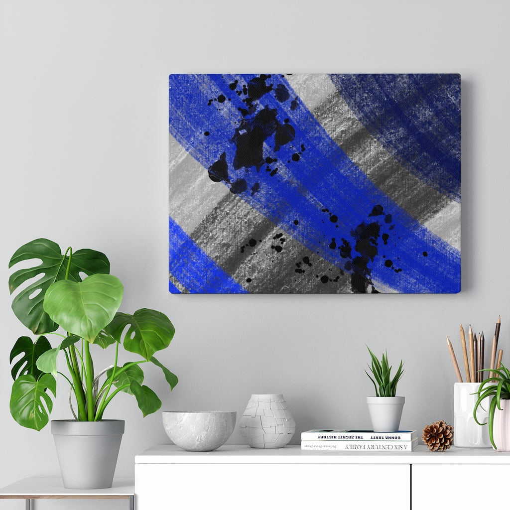 Scarf Ink I Abstract Art Canvas Print