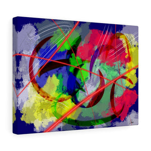 Eclipse I Abstract Art Canvas Print