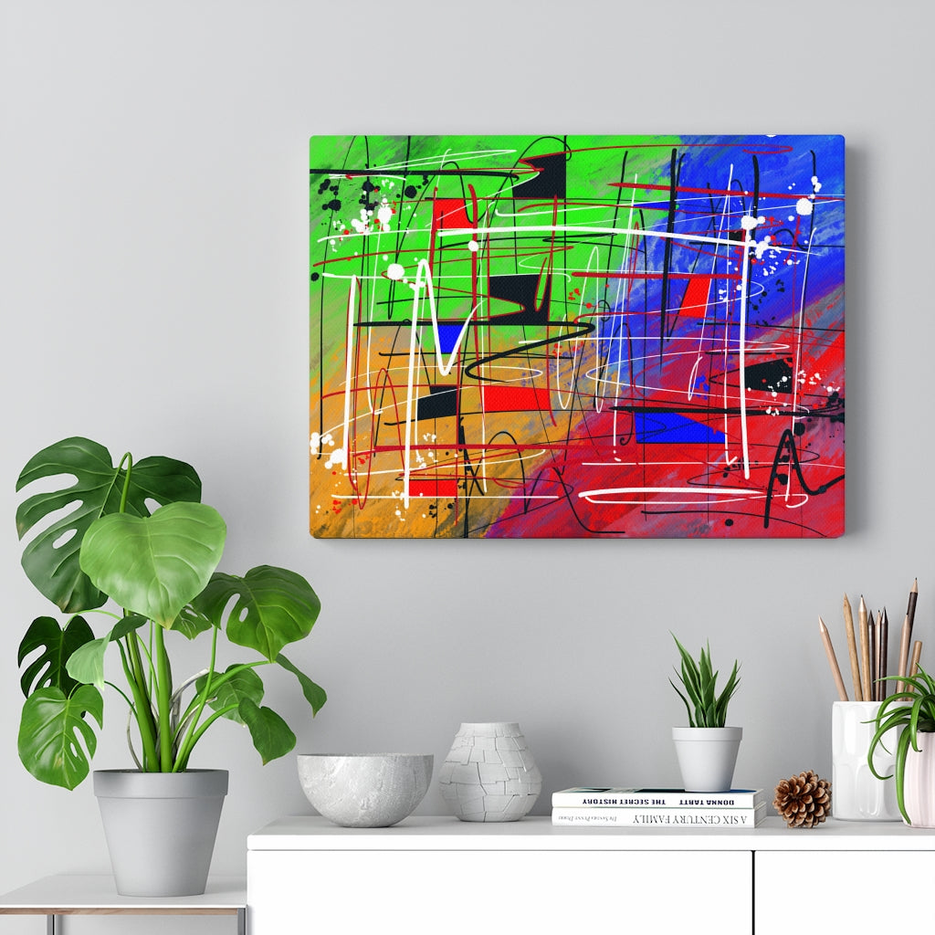 Signature I Abstract Art Canvas Print