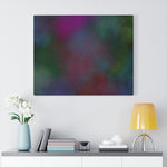 Peacock I Abstract Art Canvas Print