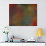 Red Metal I Abstract Art Canvas Print