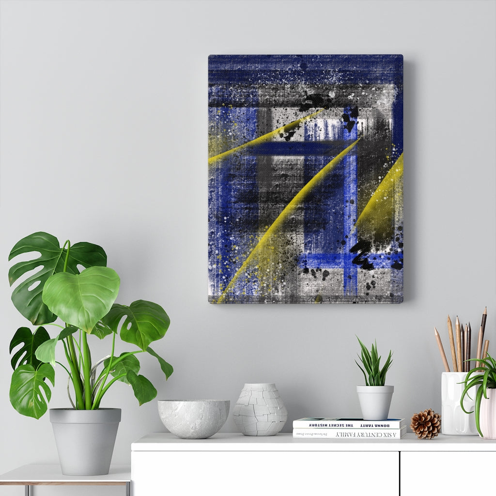 Mars I Abstract Art Canvas Print