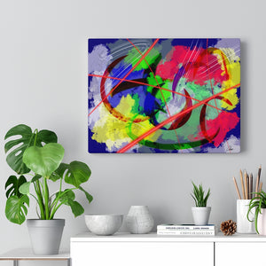 Eclipse I Abstract Art Canvas Print