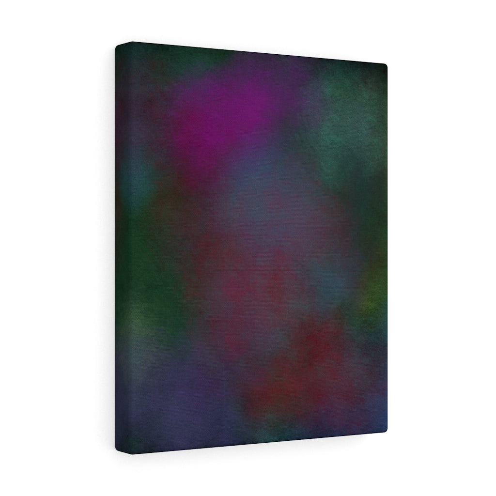 Peacock I Abstract Art Canvas Print