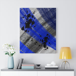 Scarf Ink I Abstract Art Canvas Print