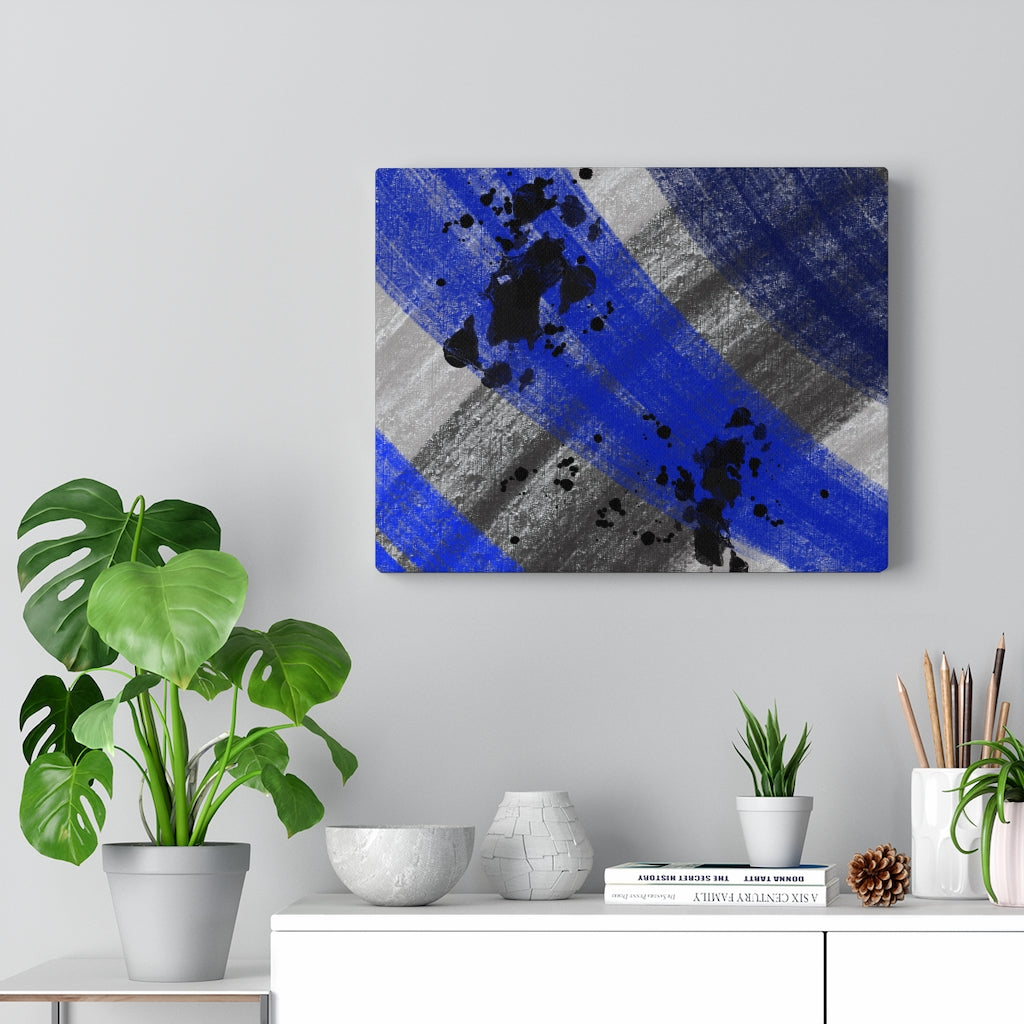 Scarf Ink I Abstract Art Canvas Print