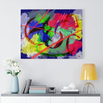 Eclipse I Abstract Art Canvas Print