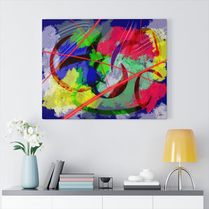 Eclipse I Abstract Art Canvas Print