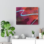 Waves I Abstract Art Canvas Print