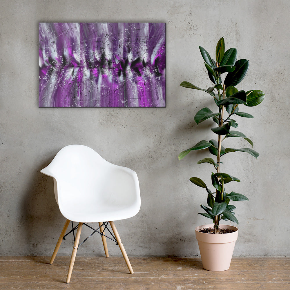 Galaxy Streaks | Abstract Art Canvas Print